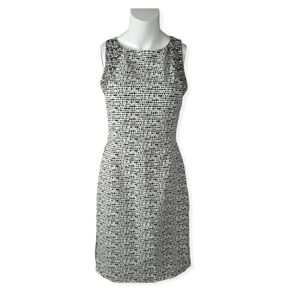 BANANA Republic Black White‎ Sheath Dress